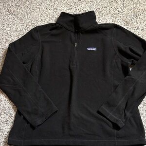 Patagonia Black Fleece Quarter-Zip Top